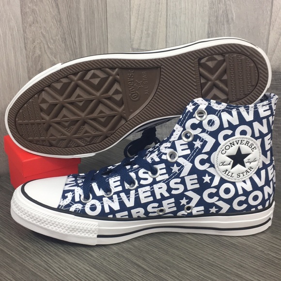 Converse CTAS Hi Navy/White/Navy/White/White - Picture 7 of 8